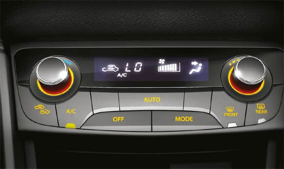 There is steering mounted audio and voice controls for controlling your sound system.