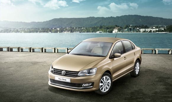 German auto major Volkswagen has launched the new version of its mid-sized sedan Vento.