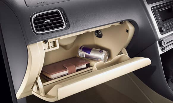 An all-new cooled glove box.