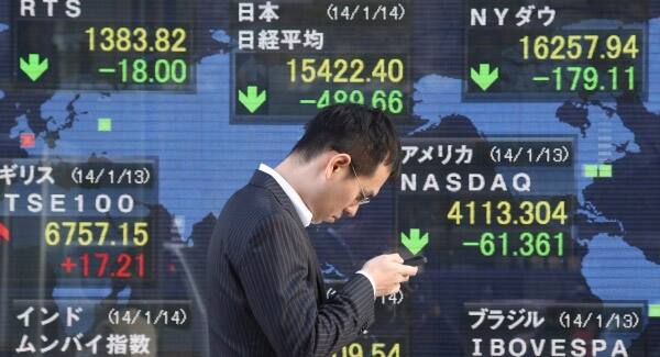 Asian stocks slip as Japan machinery orders disappoint, add to global woes 