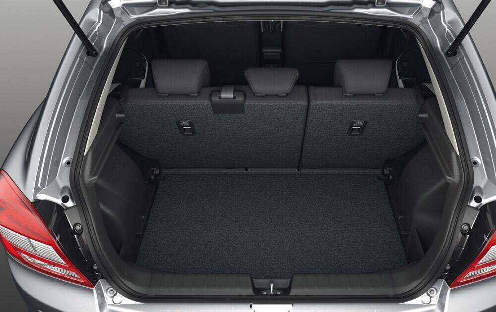 Suzuki Baleno cargo space.