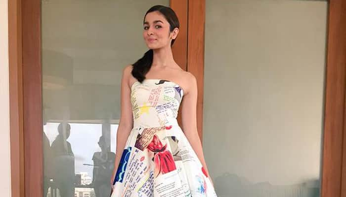 Alia Bhatt expresses love for fans by wearing ‘doodle dress’