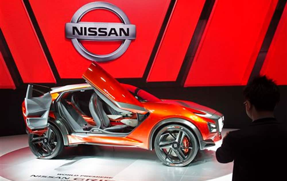 The Nissan Gripz concept car is presented on the second press day of the Frankfurt Auto Show IAA Frankfurt, Germany.