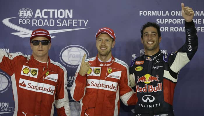 Sebastian Vettel stuns Lewis Hamilton to snatch Singapore pole 