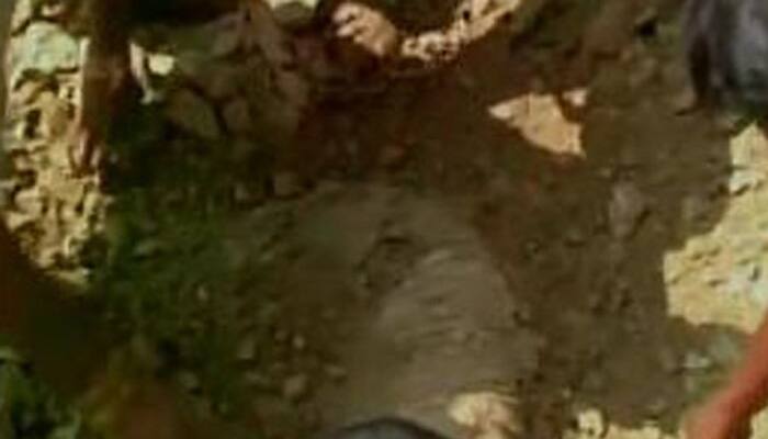 Watch it to believe it! Man buried alive beneath under-construction road in MP 