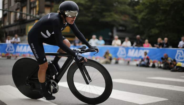 Kiwi Linda Villumsen finally claims time trial gold