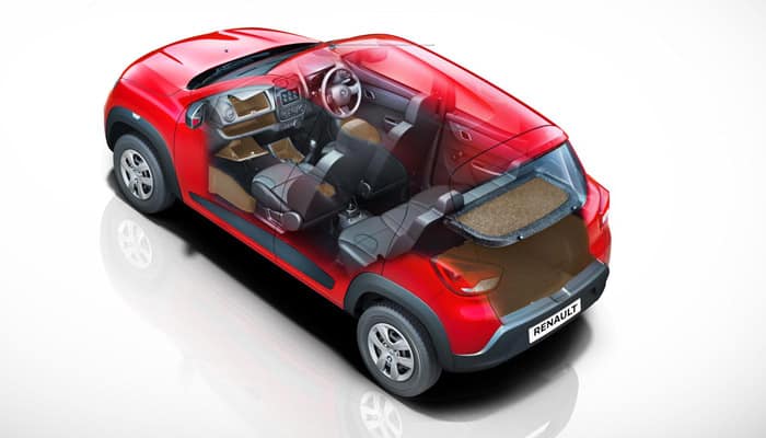 The smart storage space of Renault Kwid