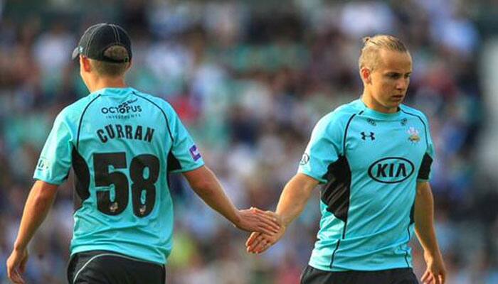 County Championship: Curran brothers in 10-wicket Surrey sweep