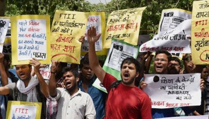 FTII deadlock: Chauhan to stay, Centre plans to appoint co-chair to placate students