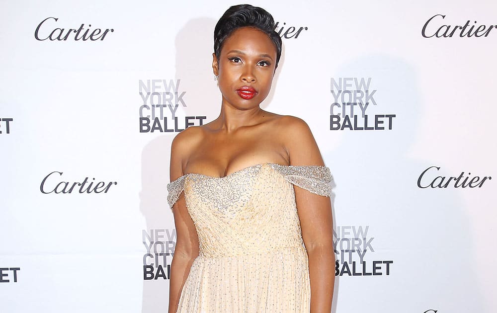 actress and singer Jennifer Hudson attends the New York City Ballet 2015 Fall Gala in New York.