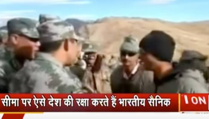 Brave Indian Army confronts Chinese troops at international border – Watch