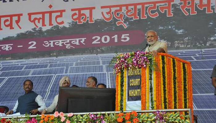 PM Narendra Modi bats for saving environment, launches Mudra scheme in Jharkhand