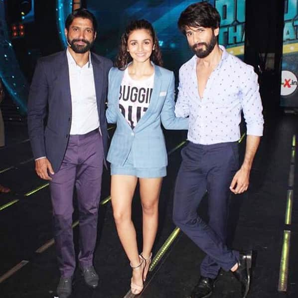 Yesterday on the sets of I CAN DO THAT !!!! Thank you Farhan for such a lovely lovely time.. Instagram/aliaabhatt