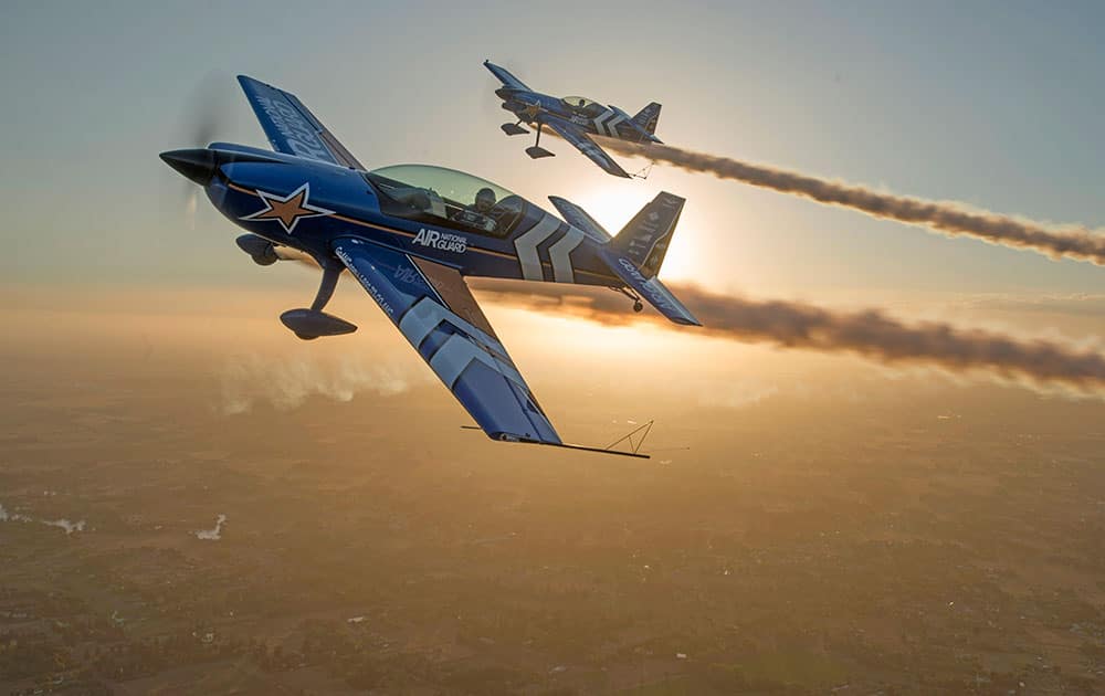 Air National Guard takes to the skies at the California Capital Airshow.