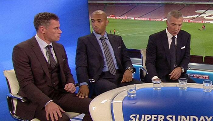 WATCH: Thierry Henry&#039;s priceless reaction to Brendan Rodgers&#039; sacking!