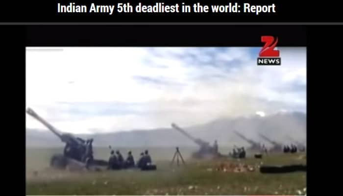 Pakistan take note! Indian military 5th deadliest in the world