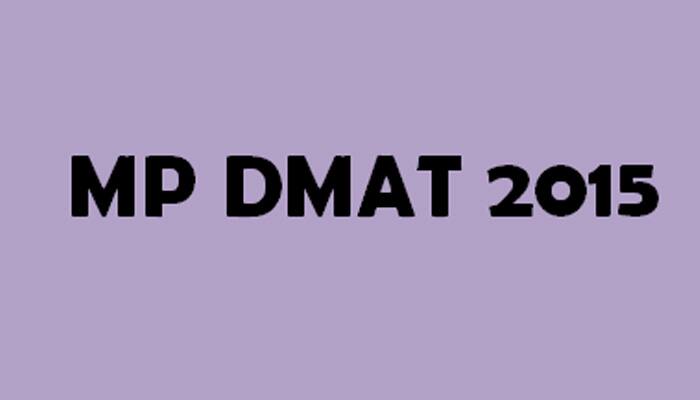 Admit cards for MP DMAT Re-Exam 2015 released