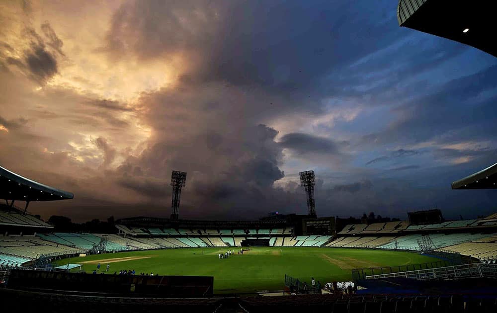 Eden Gardens all set to host 3rd T20 Match between India and South Africa amid a weather forecast for rain in next two days in Kolkata.