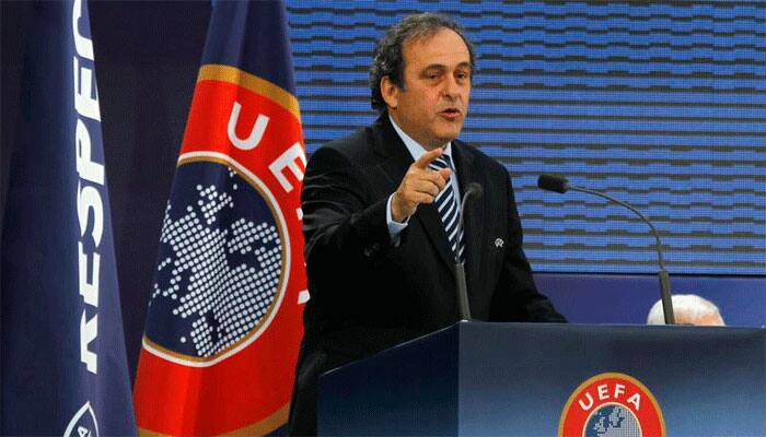 Under-fire Michel Platini slams &#039;farcical&#039; FIFA ban