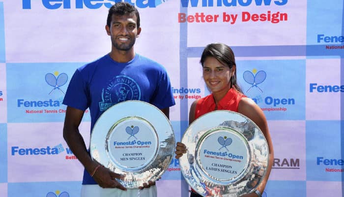 Sriram Balaji, Prerna Bhambri are new national tennis champions Sriram Balaji, Prerna Bhambri are new national tennis champions