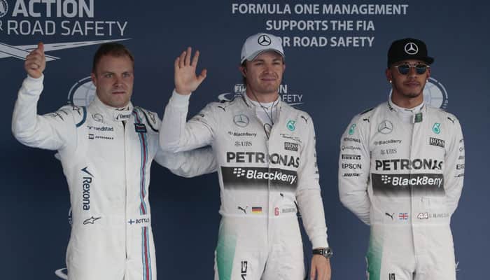 Russian Grand Prix: Nico Rosberg beats Lewis Hamilton to claim pole in Sochi