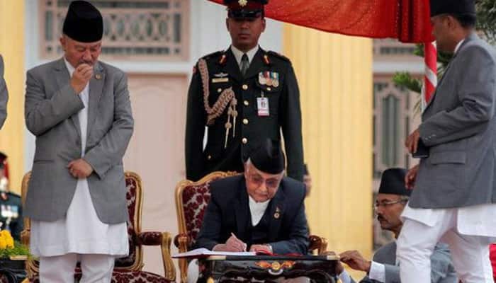 KP Sharma Oli takes oath as Prime Minister of Nepal​, forms small cabinet