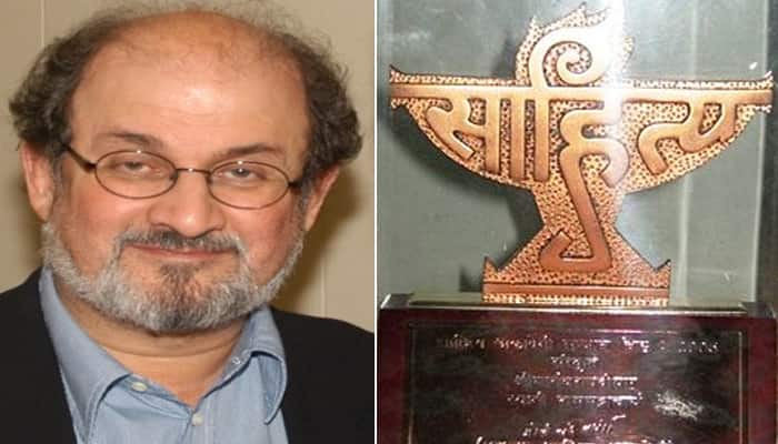 Salman Rushdie backs authors, 12 more return Sahitya Akademi awards