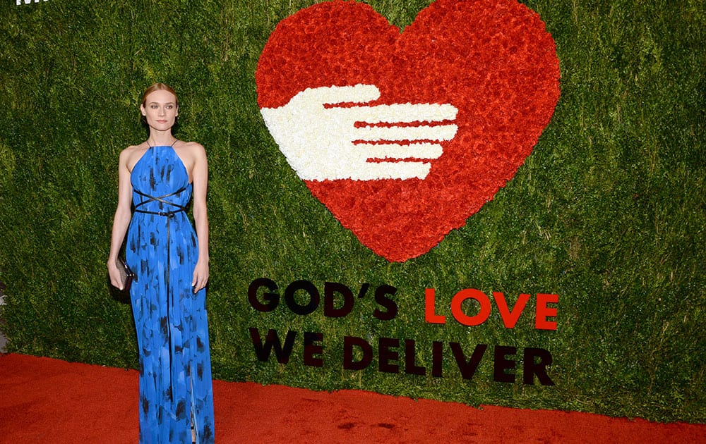 Diane Kruger attends God's Love We Deliver's 2015 Golden Heart Awards at Spring Studios, in New York.