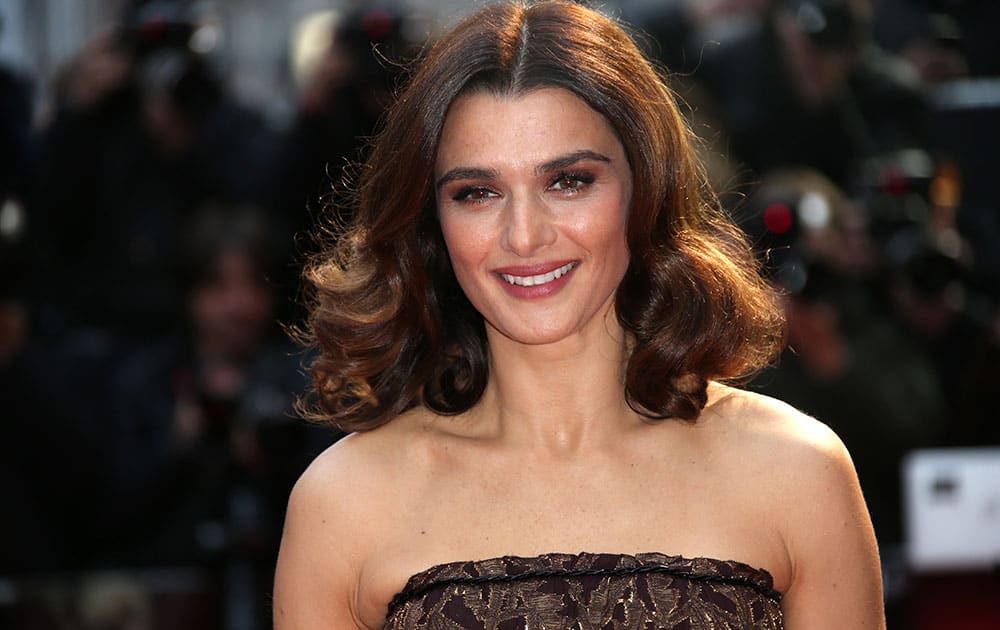 Rachel Weisz poses for photographers upon arrival at the premiere of the film 'Youth', as part of the London film festival in London.