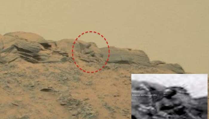 Is it for real? Statue of &#039;Buddha&#039; on Mars