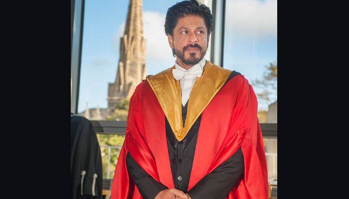 Shah Rukh Khan gives &#039;Bollywood&#039; style &#039;gyan&#039; in Edinburgh