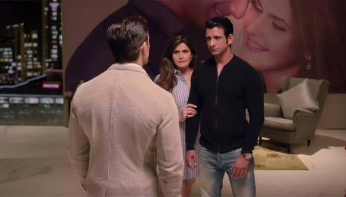 &#039;Hate Story 3&#039; trailer: Hot Zarine Khan cosies up to Sharman, Karan!