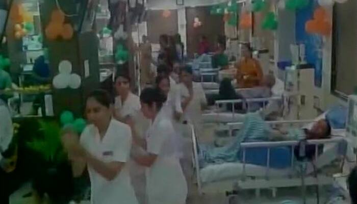 Shocking! &#039;Angels&#039; groove to garba inside Ahmedabad hospital ICU, helpless patients look on