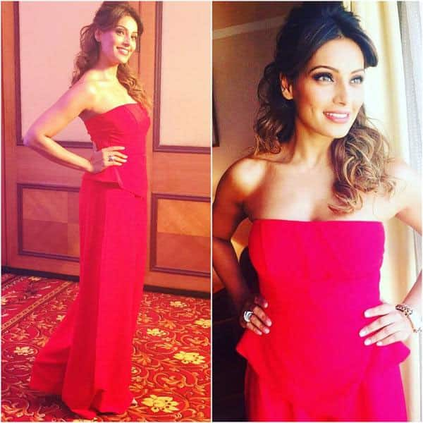 @bipsluvurself in our jumpsuit for Dar Sabko Lagta Hai Promotions - styled by @shyamliarora - Twitter@swateesingh_