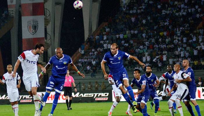 NorthEast beat Chennaiyin 2-0 in ill-tempered ISL match