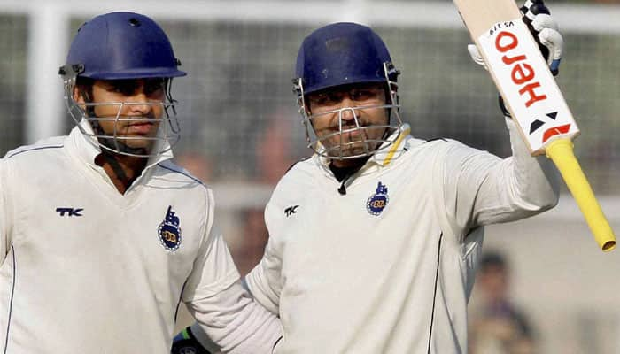 Ranji Trophy: Virender Sehwag, Jayant Yadav tons take Haryana to 319/8 against Karnataka on Day 1