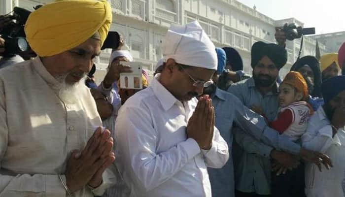 Kejriwal visits turmoil-hit Punjab, condemns sacrilege acts