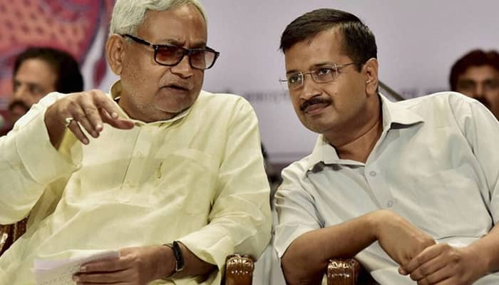 Arvind Kejriwal urges people to vote for Nitish Kumar