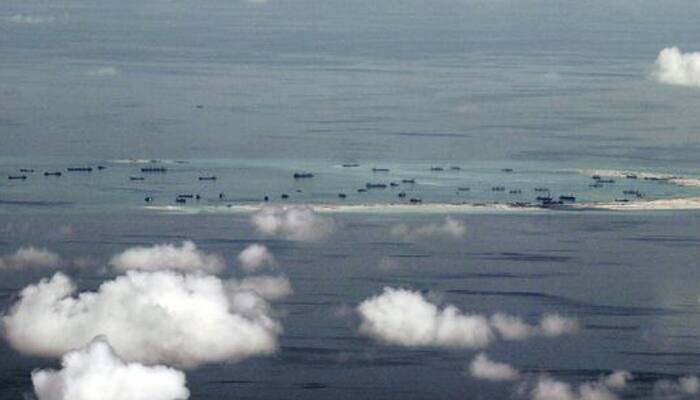US Navy Destroyer nears islands built by China in South China Sea