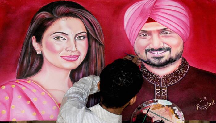 In Pics: Harbhajan Singh-Geeta Basra&#039;s sangeet ceremony