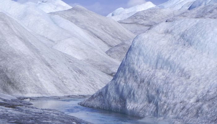 Greenland ice sheet not melting as fast as feared