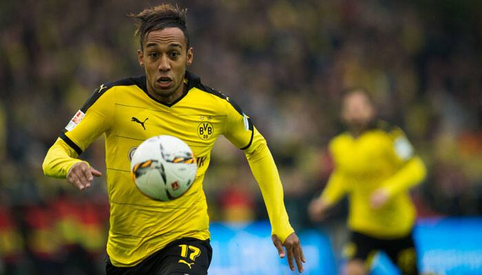 Borussia Dortmund forward Pierre-Emerick Aubameyang aims to match Lionel Messi, Cristiano Ronaldo