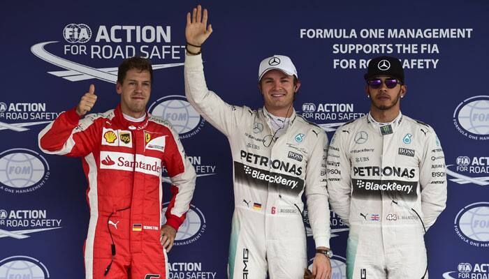 Nico Rosberg beats Lewis Hamilton to pole for first F1 race in Mexico in 23 years