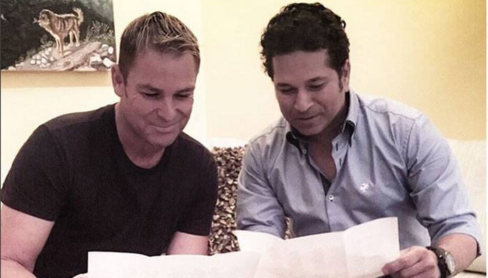 Shane Warne, Sachin Tendulkar land in New York for All Stars matches