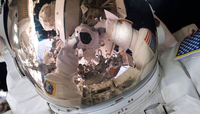 Check out: NASA astronaut Scott Kelly&#039;s first ever &#039;spacewalk selfie&#039; 