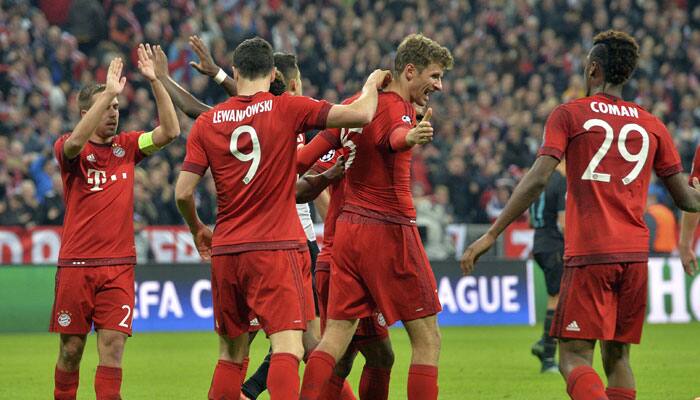 Champions League: Thomas Mueller&#039;s scores double as formidable Bayern crush Arsenal 5-1