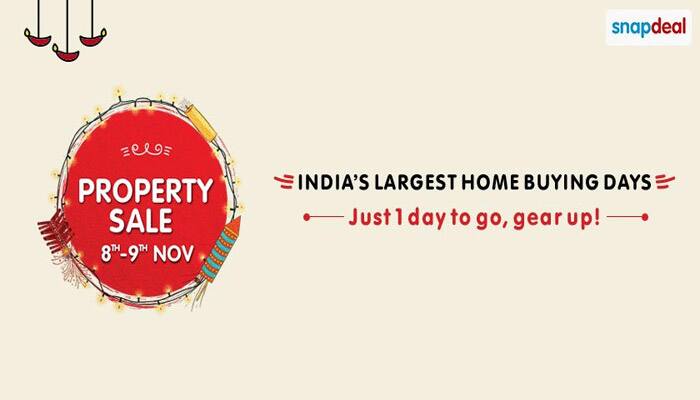 Snapdeal sale of residential apartments at &quot;unbelievable offers&quot; between Nov 8-9