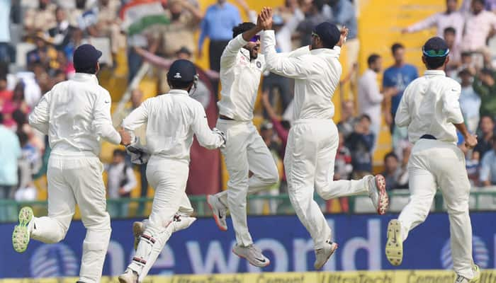 India vs SA 2015: 1st Test - Spinners dictate show in Mohali as India win by 108 runs