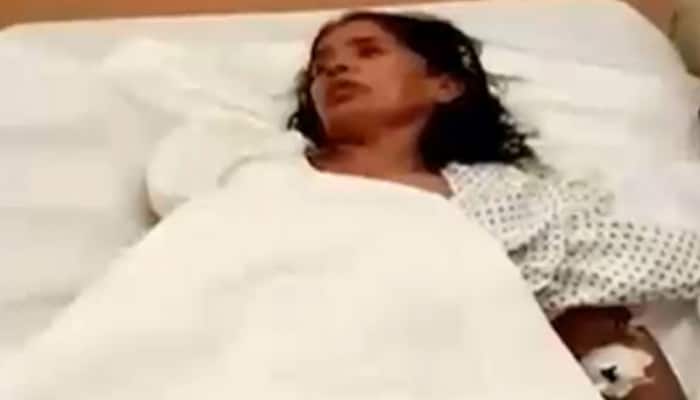 Indian maid whose hand was chopped off returns from Saudi Arabia