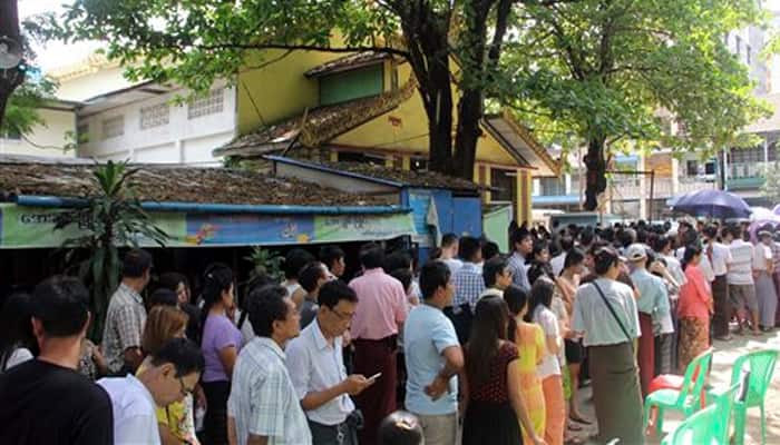 With excitement and hope, millions vote in Myanmar polls